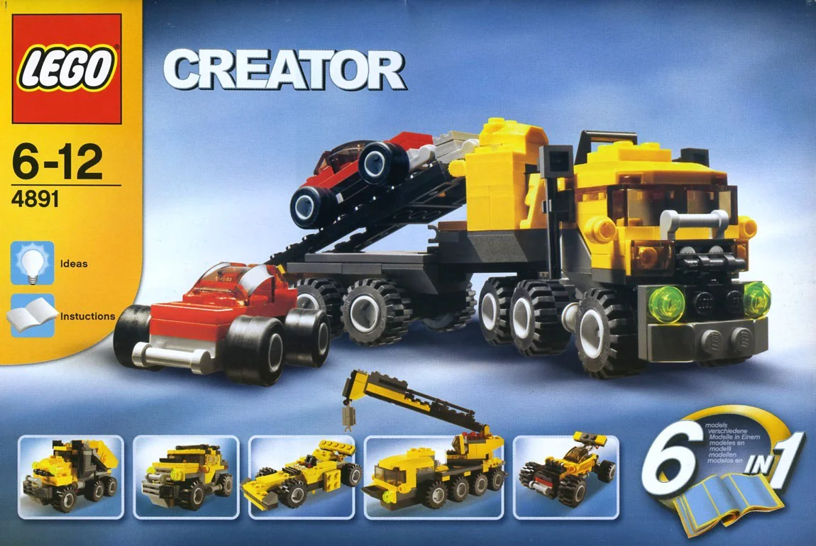 Motorway trailer, six and one 乐高 LEGO 4891 image 5