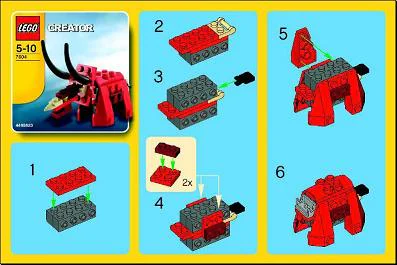 Triceratops 乐高 LEGO 7604 image 2