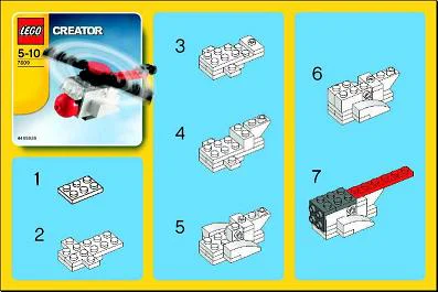 Mini Rescue Helicopter 乐高 LEGO 7609 image 2