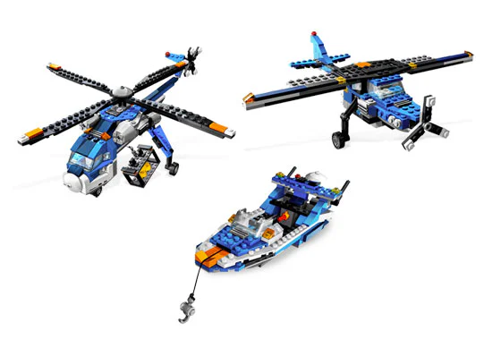 Blue Sky Helicopter 乐高 LEGO 4995