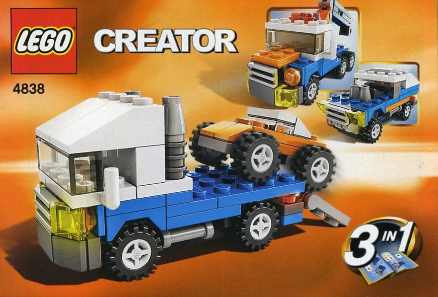 Mini vehicle 乐高 LEGO 4838 image 3