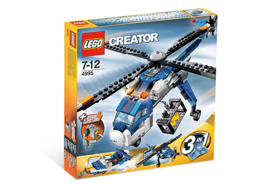 Blue Sky Helicopter 乐高 LEGO 4995 image 2