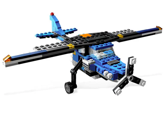 Blue Sky Helicopter 乐高 LEGO 4995 image 3