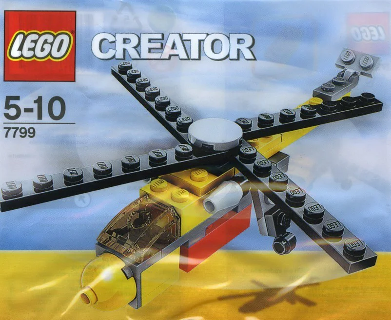 Cargo helicopter. 乐高 LEGO 7799 image 2