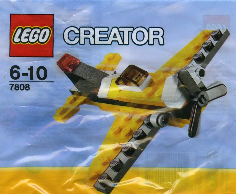 Yellow Plane 乐高 LEGO 7808 image 1