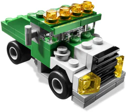 Mini dump truck.