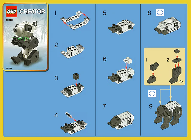 Panda 乐高 LEGO 30026 image 2