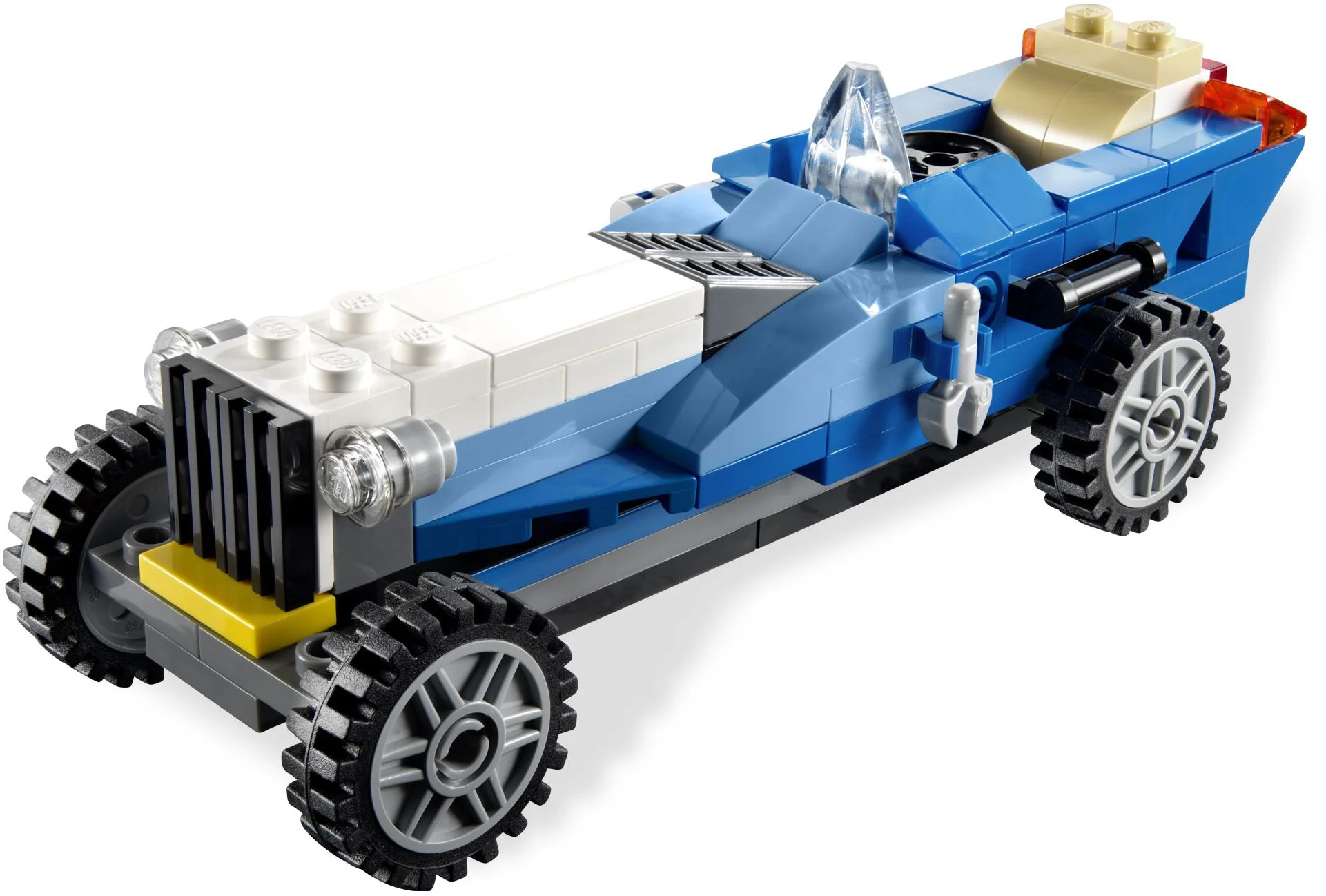 Blue convertible small car 乐高 LEGO 6913 image 3