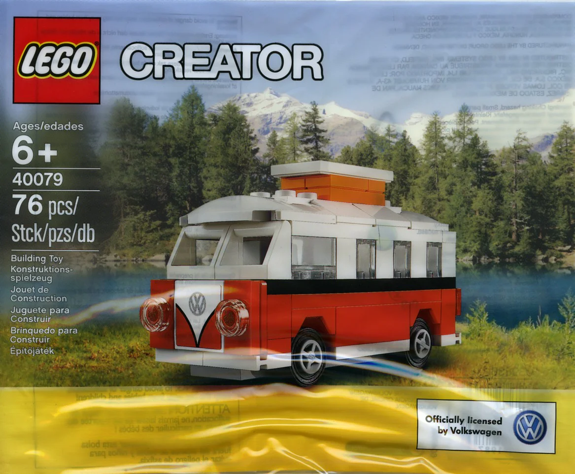 MINI VOLKSWAGEN T1 CAMPER 乐高 LEGO 40079 image 1