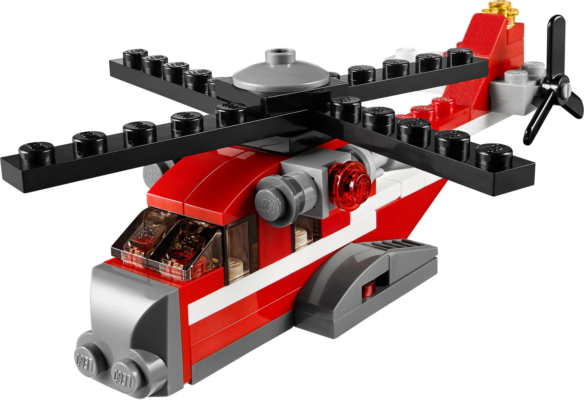 Red Lightning Helicopter 乐高 LEGO 31013 image 2