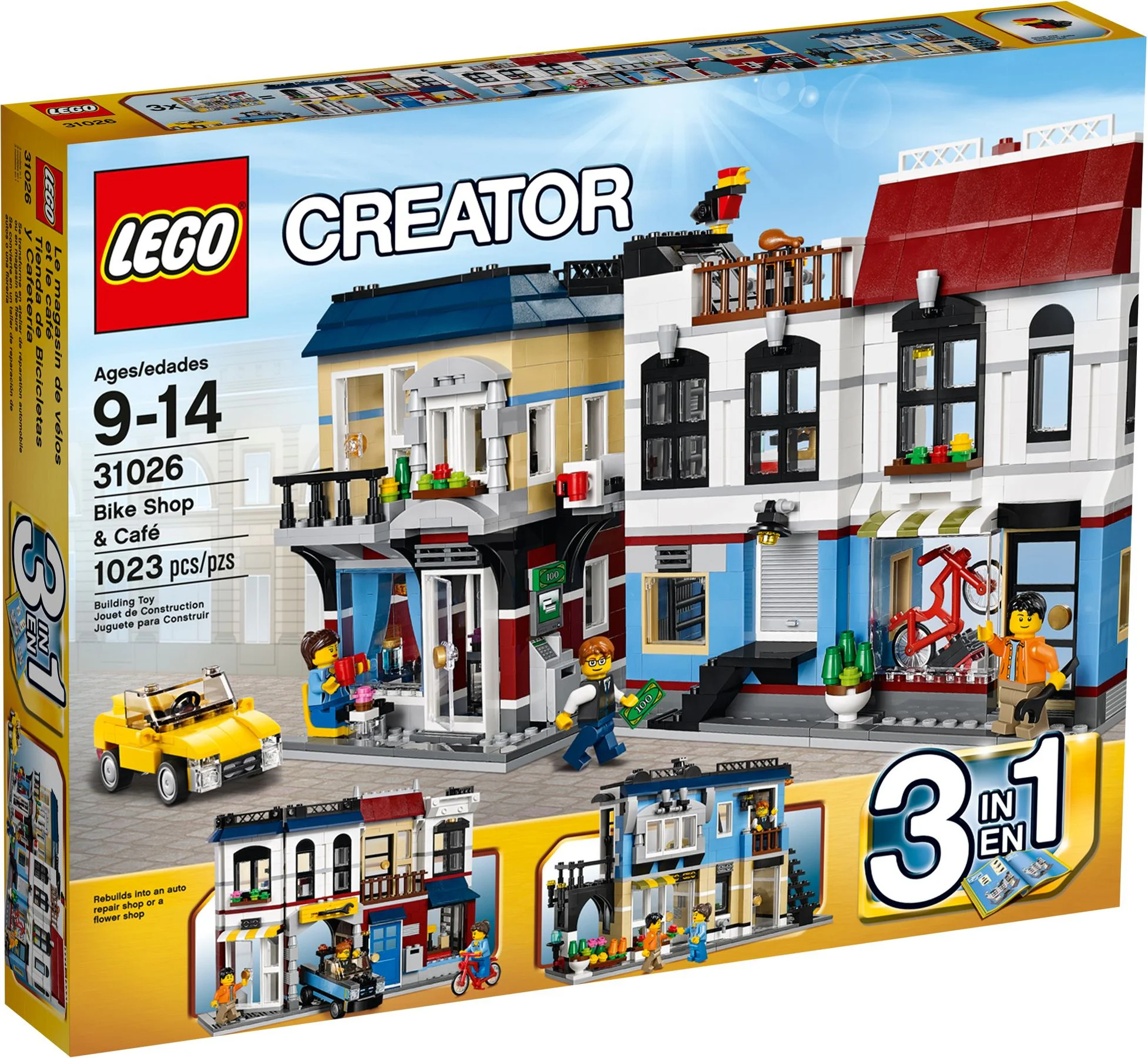 A bicycle shop and a café 乐高 LEGO 31026 image 1