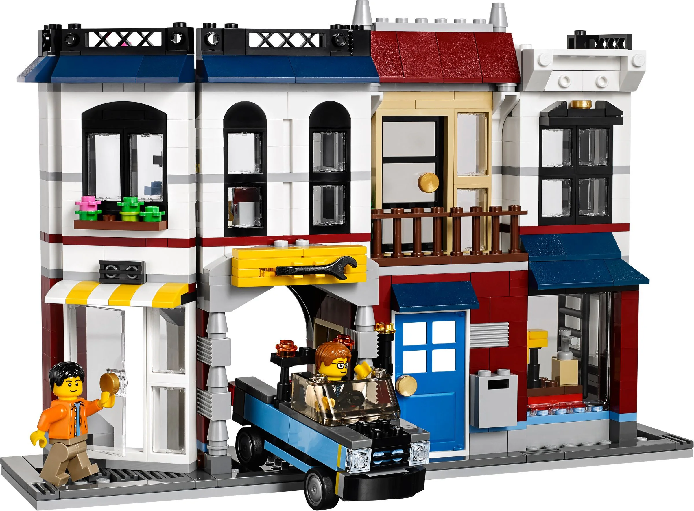 A bicycle shop and a café 乐高 LEGO 31026 image 2