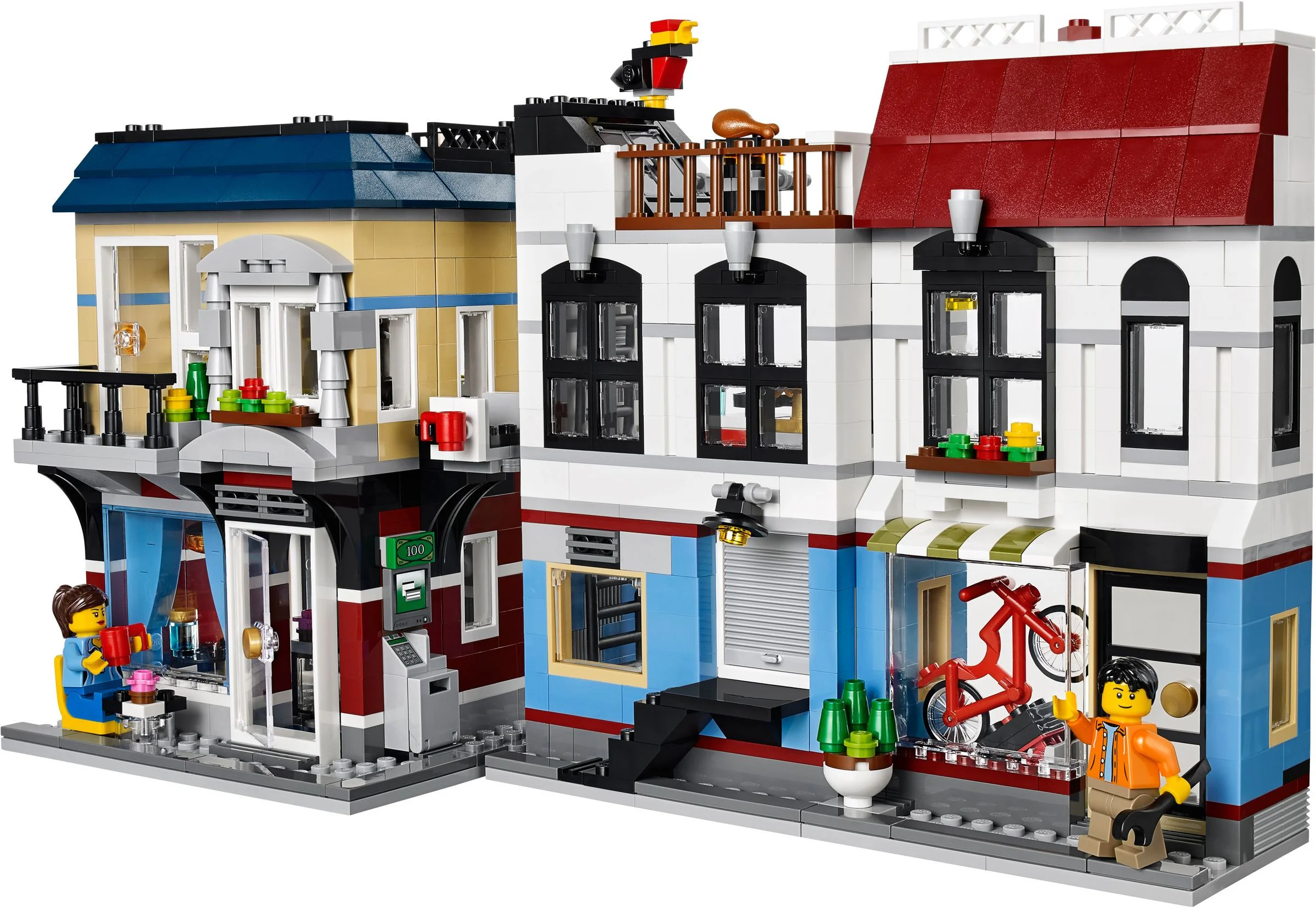 A bicycle shop and a café 乐高 LEGO 31026 image 3