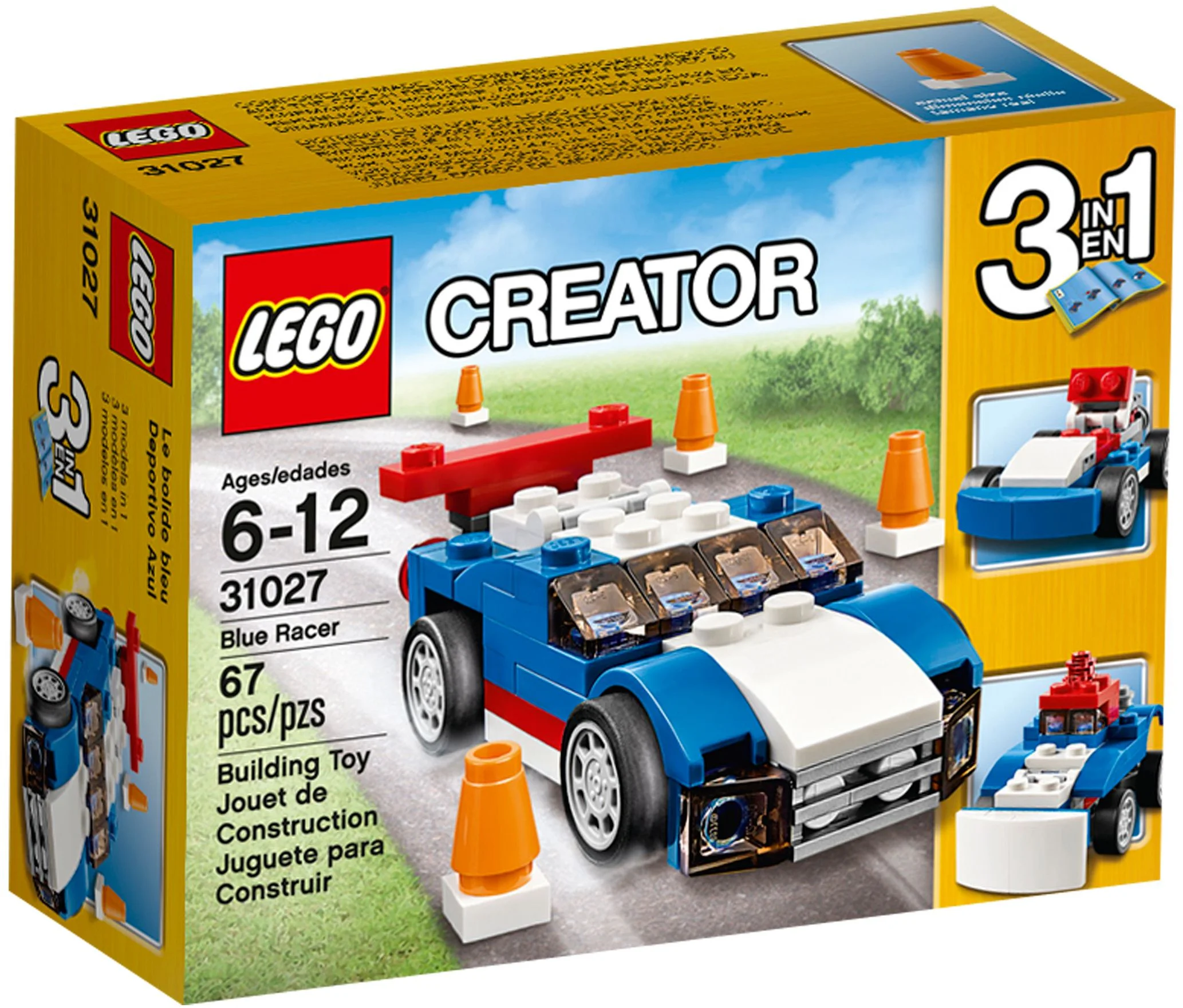 Triple Combination: Blue Racing Car 欣宏 XINH 5500B image 1