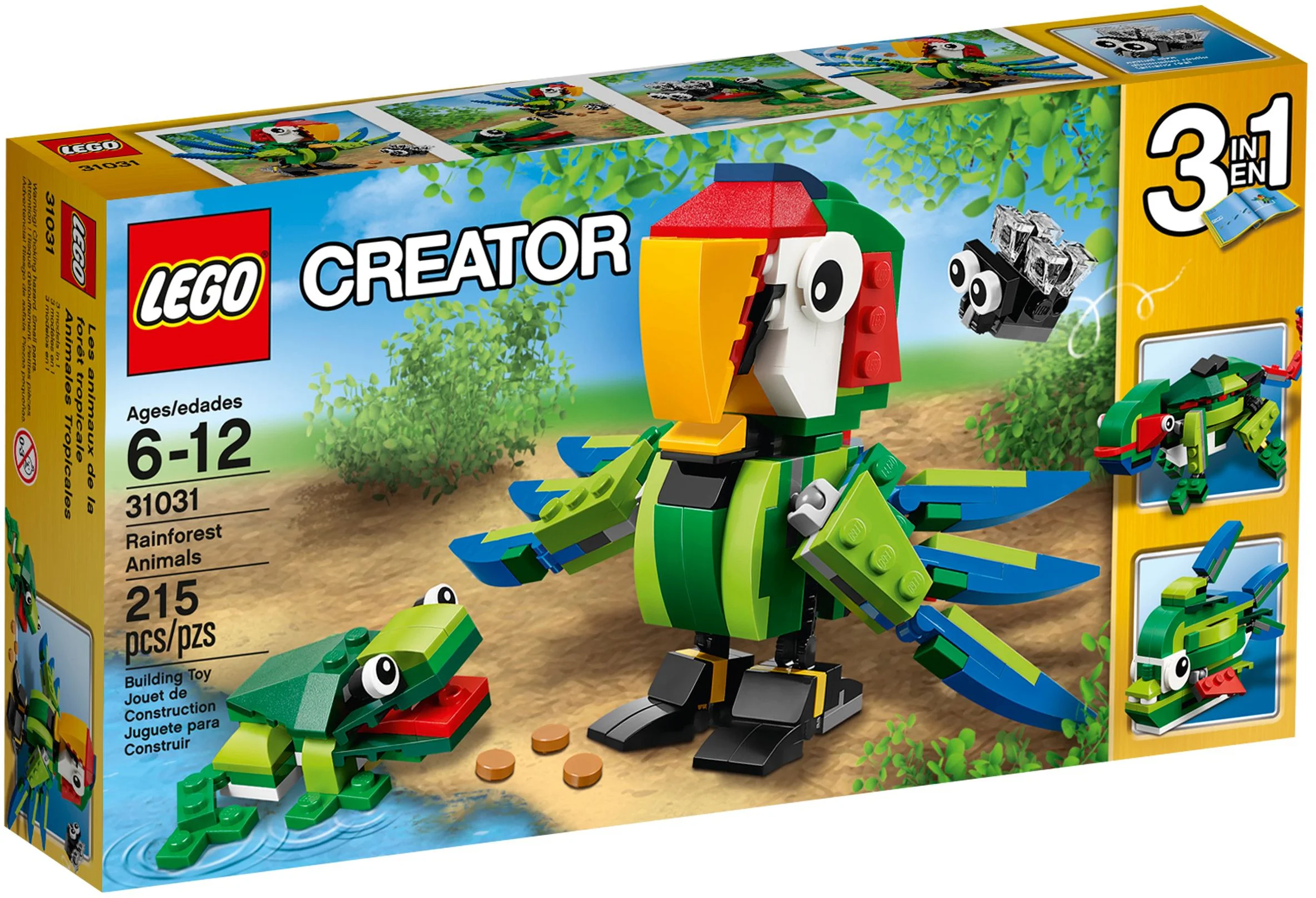 Rain forest animals 乐高 LEGO 31031 image 2