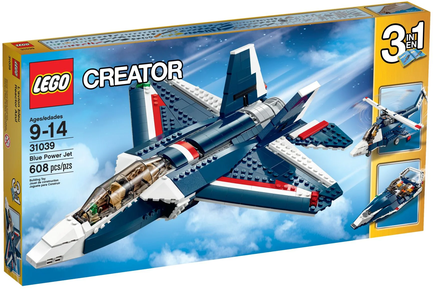 Blue Energy Jet 乐高 LEGO 31039 image 1