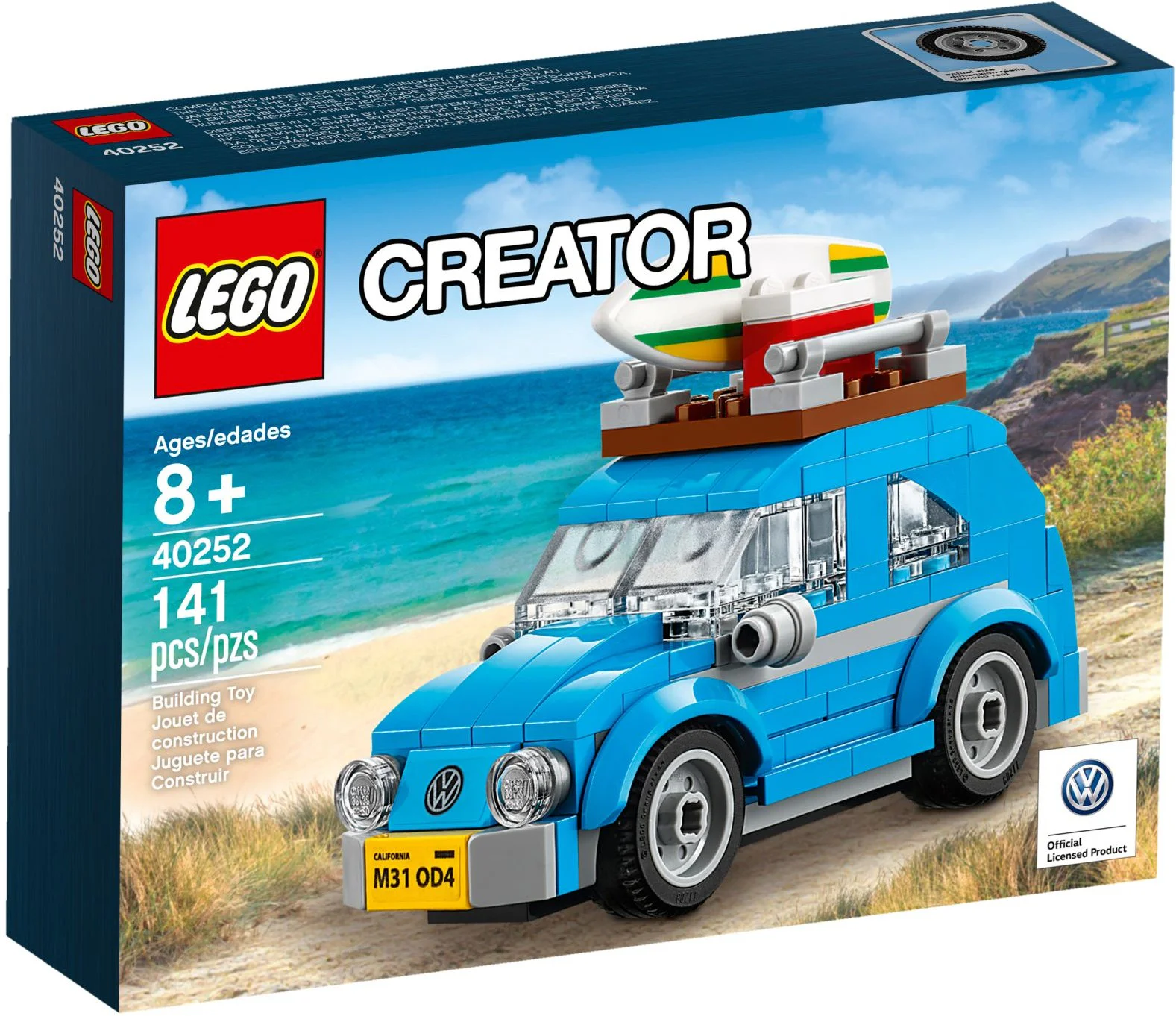 Mini Volkswagen Beetle 乐高 LEGO 40252 image 1