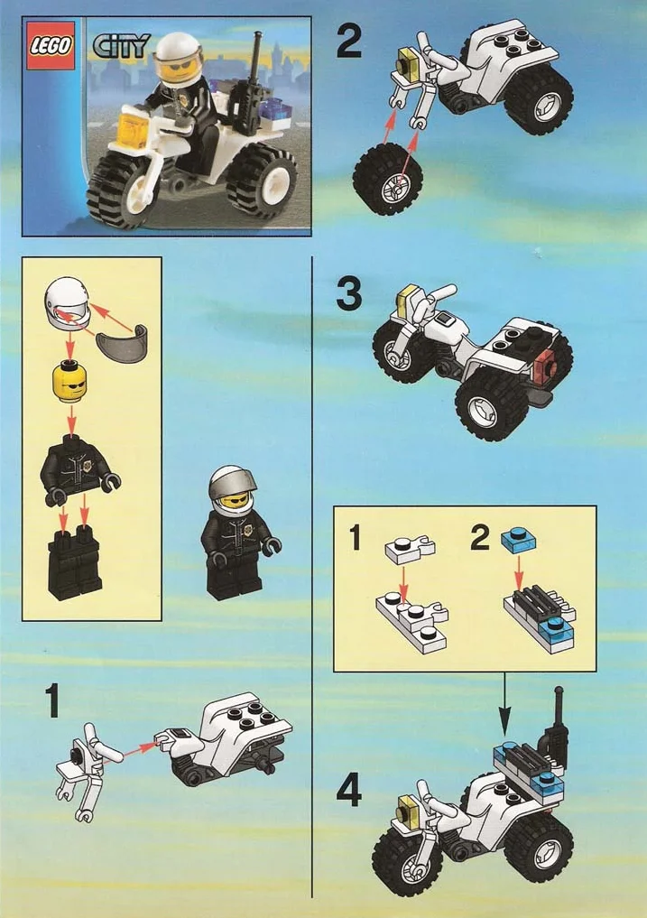 Police: police motorcycle 乐高 LEGO 5531 image 1