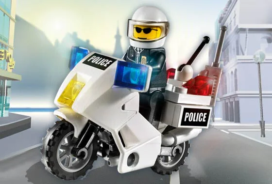 Police: Police motorcycle 乐高 LEGO 7235-2 image 1