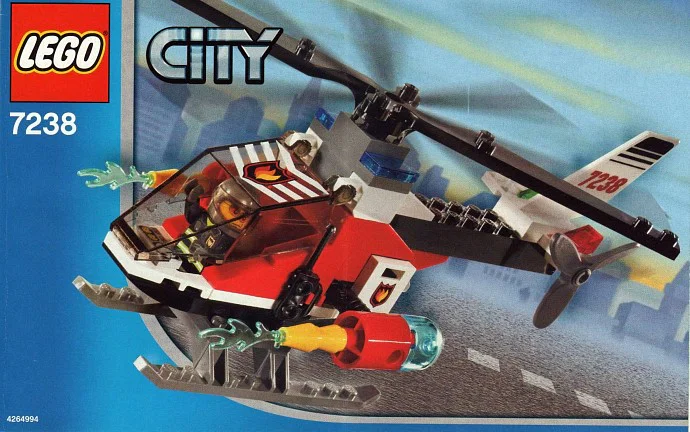 Fire Department: Fire helicopter 乐高 LEGO 7238 image 1