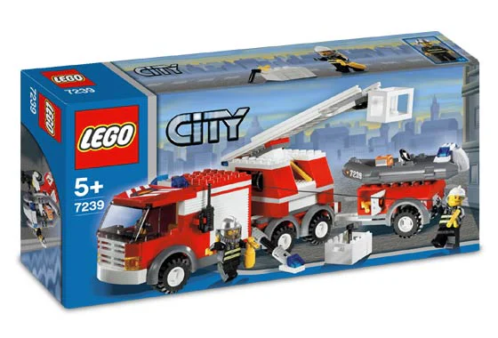Fire: fire truck 乐高 LEGO 7239 image 1