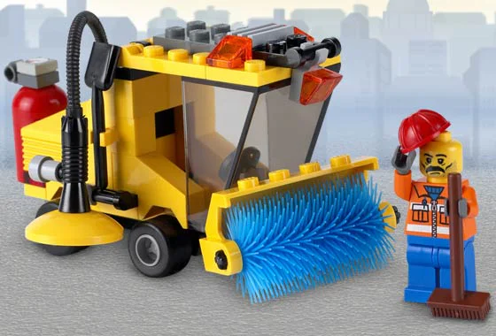 Construction: road sweeper 乐高 LEGO 7242 image 2