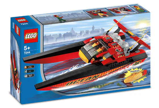 Port: speedboat 乐高 LEGO 7244 image 1