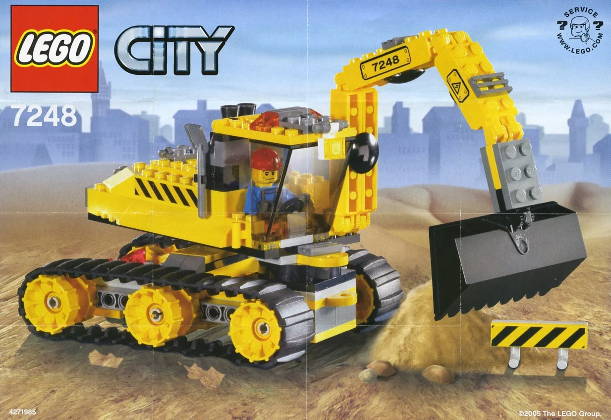 Construction: excavators 乐高 LEGO 7248 image 3
