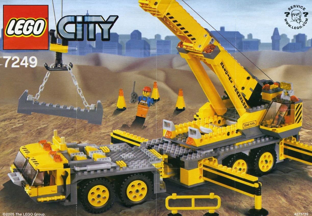 Construction: super-large mobile crane 乐高 LEGO 7249 image 4