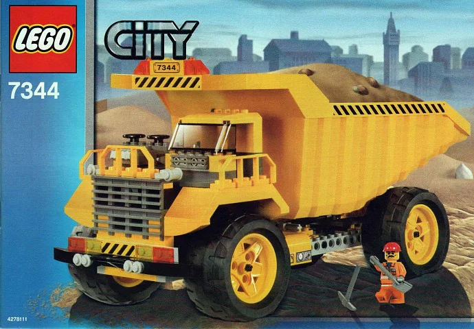 Construction: Large gravel dumper 乐高 LEGO 7344 image 2