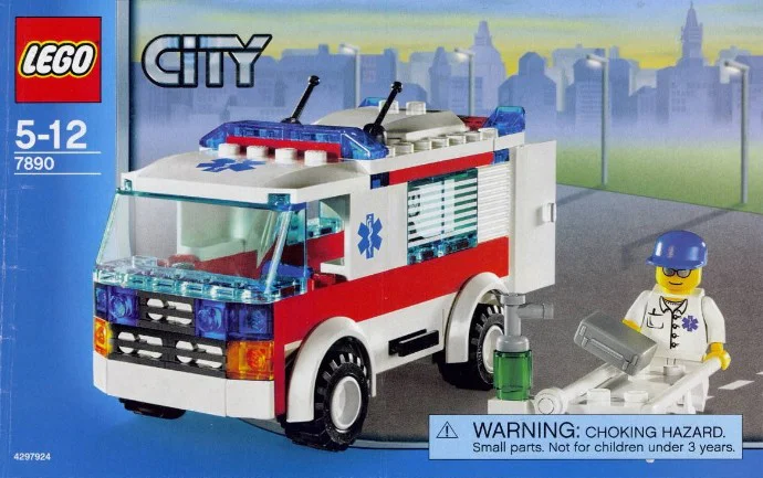 Medical care: ambulance 乐高 LEGO 7890 image 2