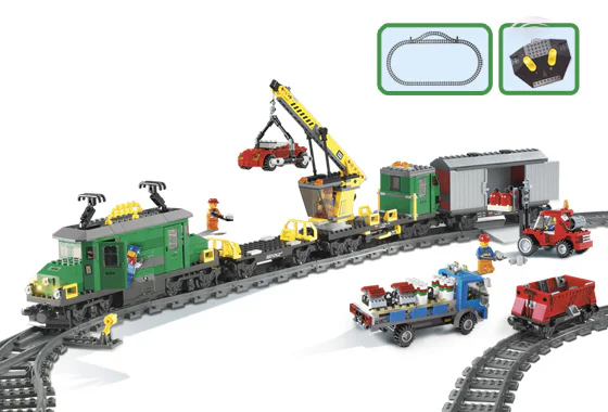 Luxury freight train 乐高 LEGO 7898 image 1