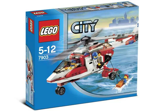 Medical: rescue helicopters 乐高 LEGO 7903 image 1