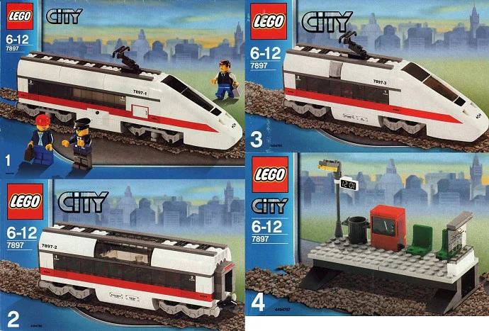 Train: passenger train 乐高 LEGO 7897 image 4