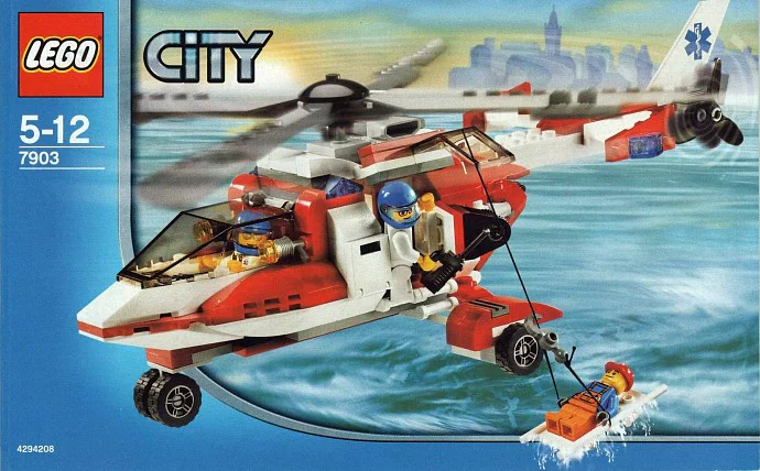 Medical: rescue helicopters 乐高 LEGO 7903 image 2