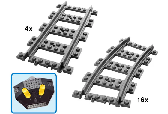 Train: passenger train 乐高 LEGO 7897 image 5