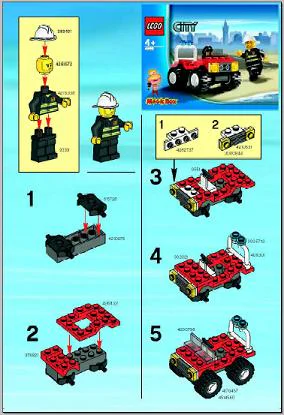 Fire Department: Four-Wheel Fire Engine 乐高 LEGO 4938 image 1