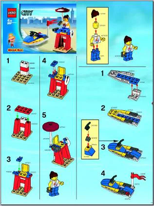 Beach lifeguard 乐高 LEGO 4937 image 1
