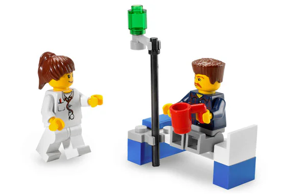 Medical care: doctors and patients 乐高 LEGO 4936 image 2
