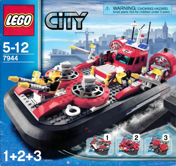 Firefighting: Fire-fighting inflatable boat 乐高 LEGO 7944 image 1