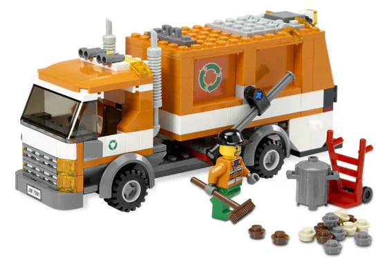 Transportation: garbage recovery truck 乐高 LEGO 7991