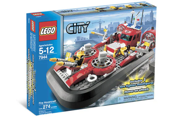 Firefighting: Fire-fighting inflatable boat 乐高 LEGO 7944 image 2