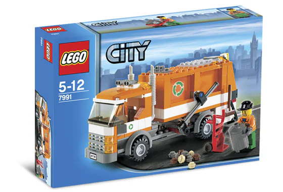 Transportation: garbage recovery truck 乐高 LEGO 7991 image 1