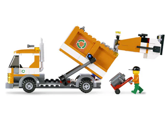 Transportation: garbage recovery truck 乐高 LEGO 7991 image 2