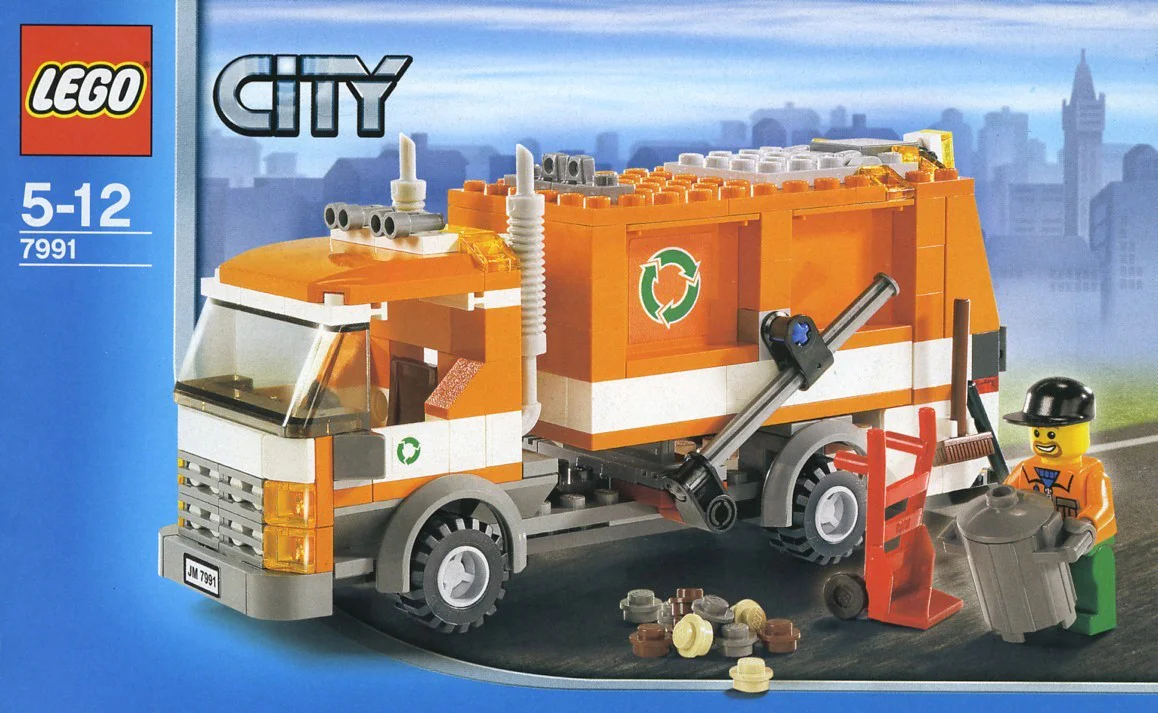 Transportation: garbage recovery truck 乐高 LEGO 7991 image 3