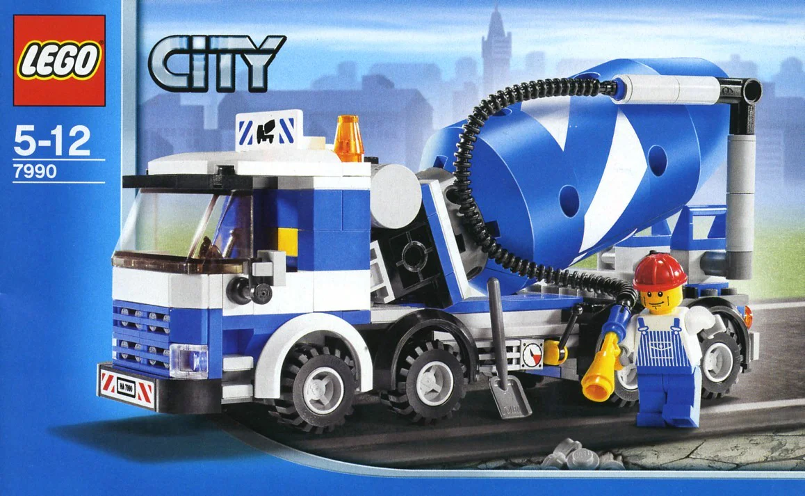 Traffic: cement mixer 乐高 LEGO 7990 image 3