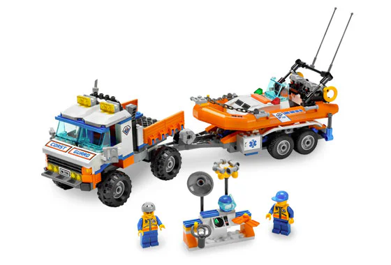 Coast Guard: Coast Guard trucks and speedboats 乐高 LEGO 7726
