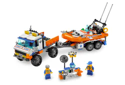Coast Guard: Coast Guard trucks and speedboats