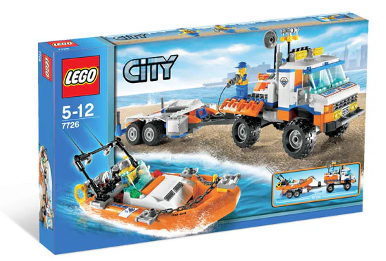 Coast Guard: Coast Guard trucks and speedboats 乐高 LEGO 7726 image 1