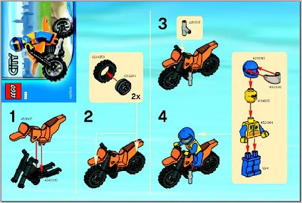 Coastal Guard: Coastal Guard Motorcycles 乐高 LEGO 5626 image 3